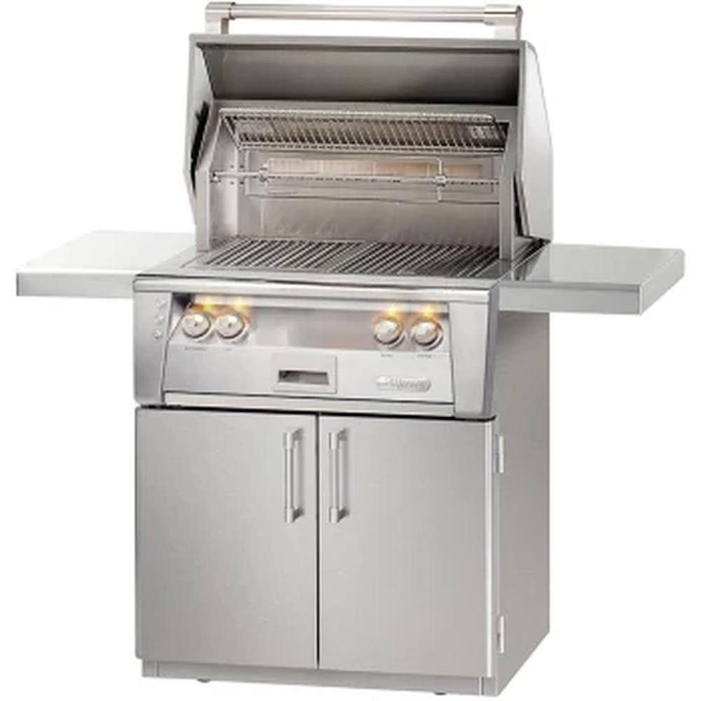 [ALXE30CLP] ASADOR DE GAS LP CON CARRITO DE 30"