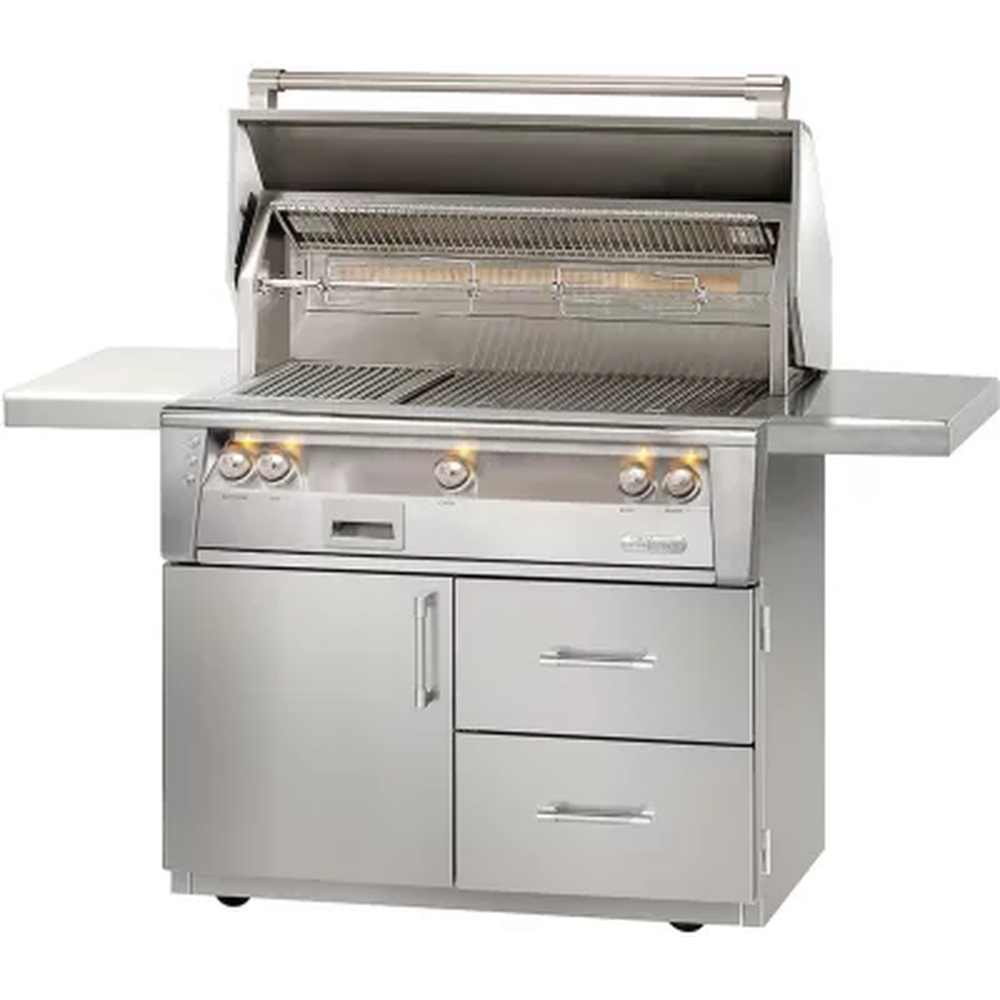 [ALXE42CDLP] ASADOR DE GAS LP DE 42" CON CARRITO DELUXE