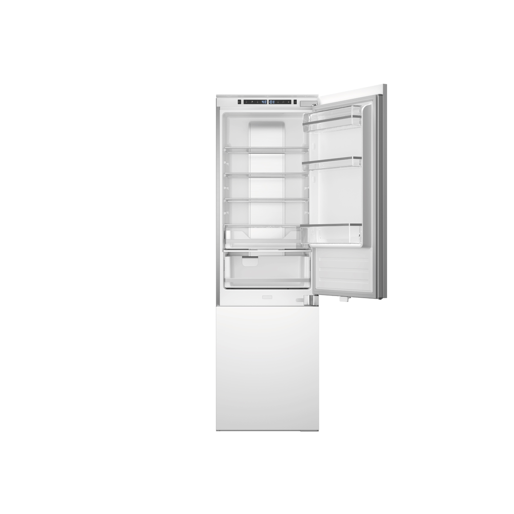 COMBINACIÓN EMPOTRABLE CONGELADOR REFRIGERADOR BERTAZZONI BOTTOM MOUNT 24 PULGADAS