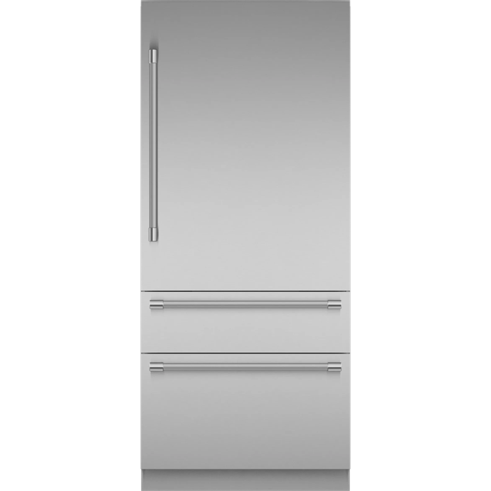 REFRIGERADOR THERMADOR BOTTOM MOUNT 36" 2 PUERTAS ESTILO PROFESIONAL ACERO INOXIDABLE CERTIFICACIÓN E-STAR