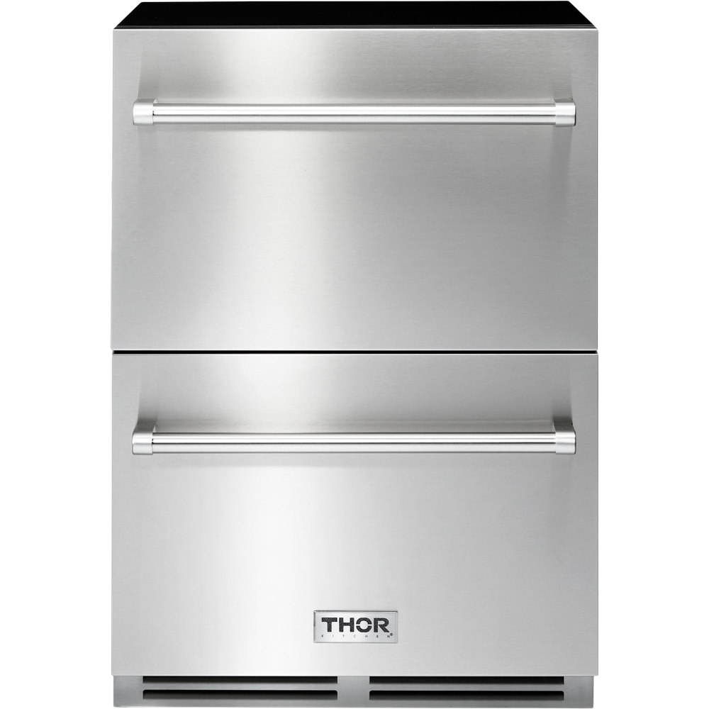 CAJONES REFRIGERADORES THOR DE 24 PULGADAS BAJO ENCIMERA PARA INTERIOR/EXTERIOR - CROMO