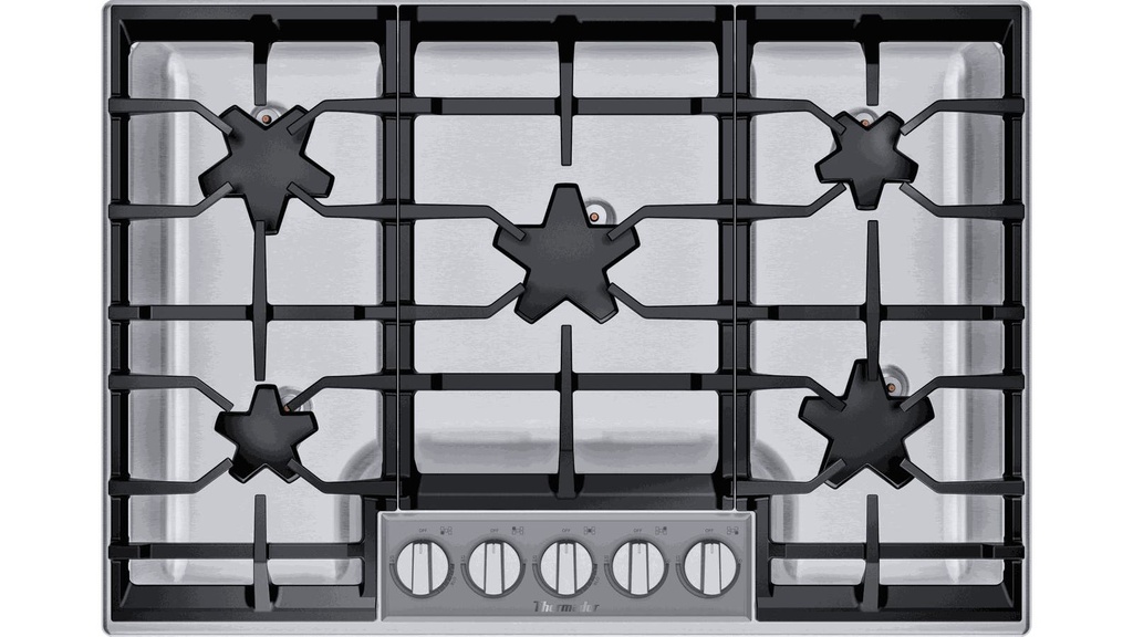[P-SGSXP305TS] PARRILLA DE GAS EMPOTRABLE THERMADOR MASTERPIECE 30 PULGADAS 5 QUEMADORES ACERO INOXIDABLE