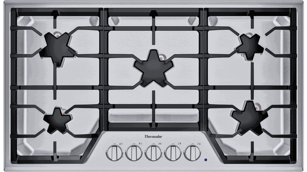 [P-SGSP365TS] PARRILLA DE GAS MASTERPIECE 36 PULGADAS 5 QUEMADORES PEDESTAL THERMADOR