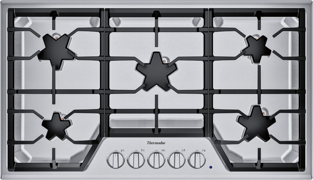 [P-SGS365TS] PARRILLA DE GAS THERMADOR MASTERPIECE 5 QUEMADORES ACERO INOXIDABLE