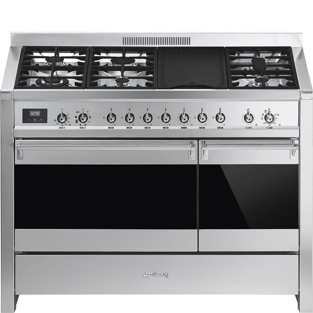 [A3-81] ESTUFA DOBLE HORNO ACERO INOX