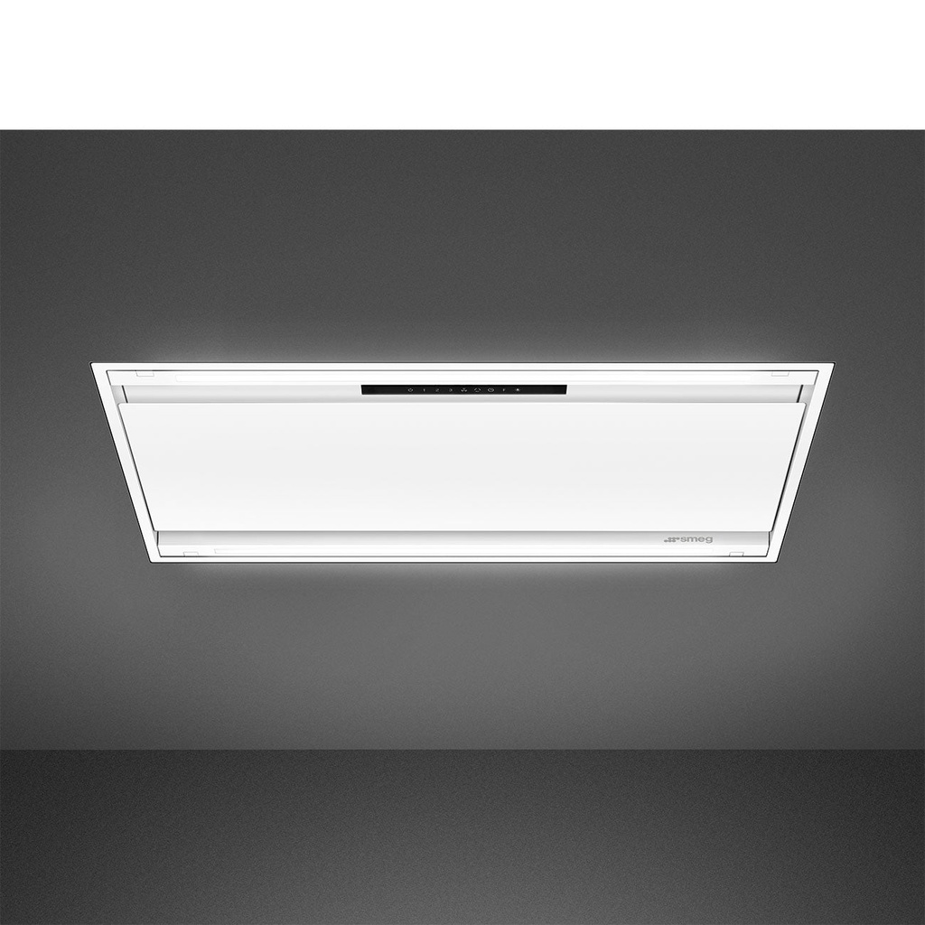 [KLT9L4WH] CAMPANA BLANCA DE TECHO 90 CM