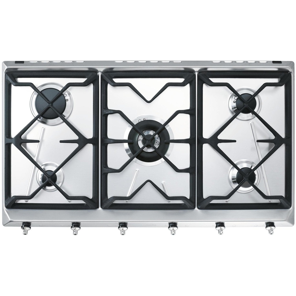 [SRV596GK6] PARRILLA EMPOTRABLE A GAS 90 CM 5 QUEMADORES CON DUAL 5.0 KW