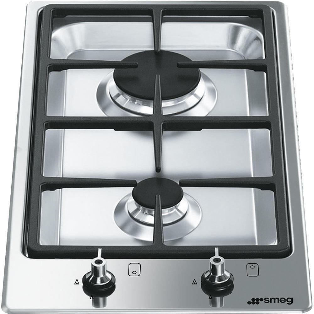 [PGF32G] PARRILLA DOMINO A GAS 30 CM ACERO INOX