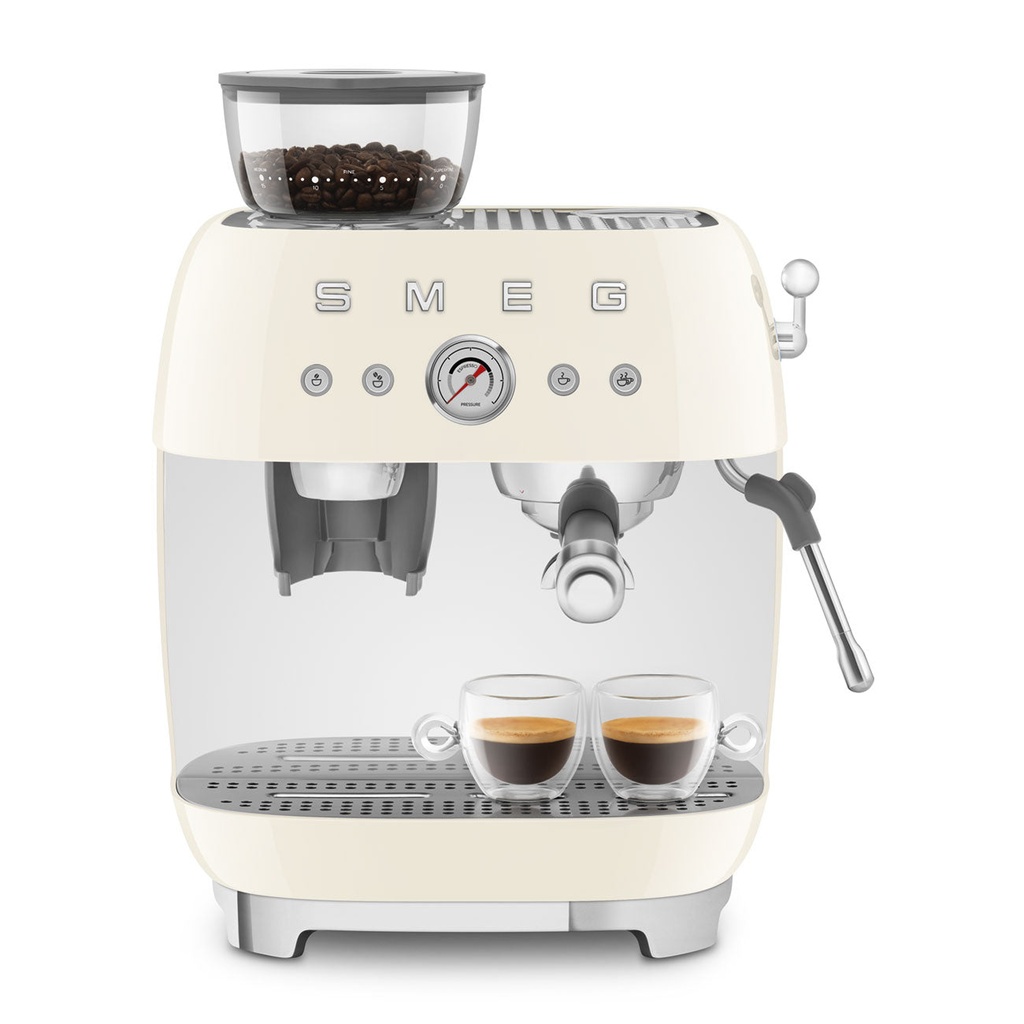 [EGF03CRUS] CAFETERA DE ESPRESSO BLANCA (Crema)