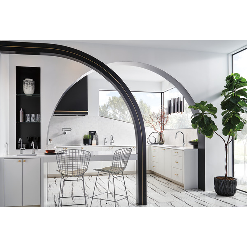 GRIFO DE COCINA BRIZO ODIN® CROMO PULIDO CON ROCIADOR EXTRAÍBLE