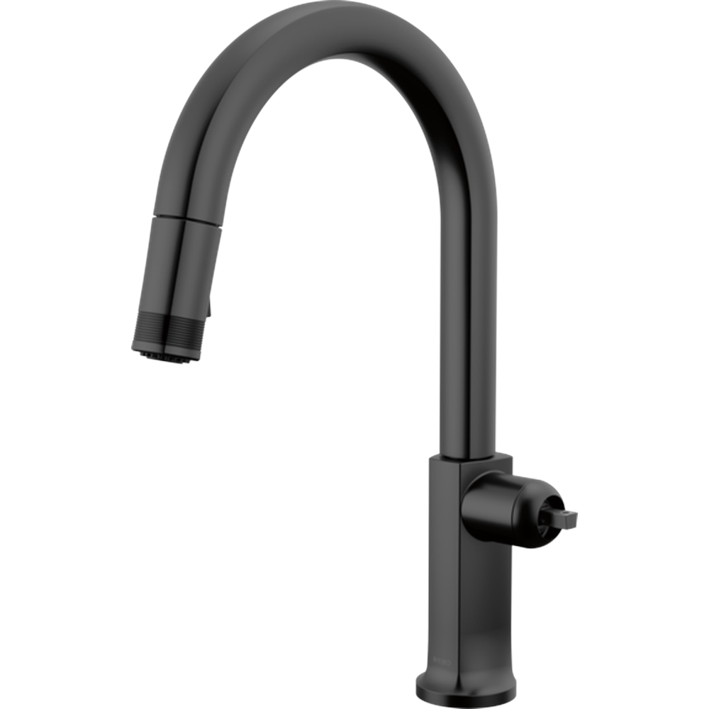 [63065LF-BLLHP] MEZCLADORA DE COCINA MONOMANDO NEGRA MATE COLECCIÓN ODIN®