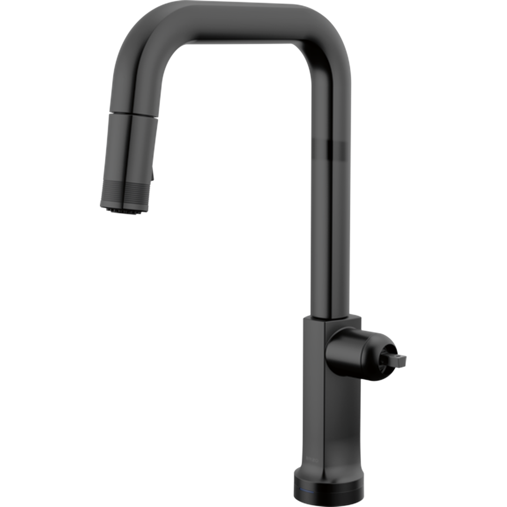 GRIFO MONOMANDO KINTSU® CON SMARTTOUCH® Y CAÑO CUADRADO - NEGRO MATE