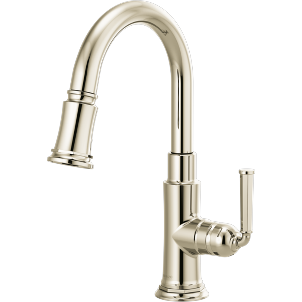 GRIFO DE COCINA BRIZO ROOK MONOMANDO NÍQUEL PULIDO