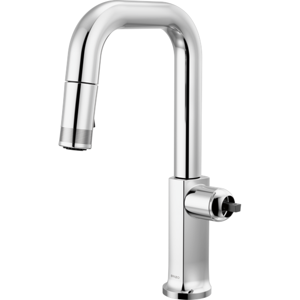 GRIFO DE COCINA MONOMANDO BRIZO KINTSU CROMO CON CAÑO CUADRADO