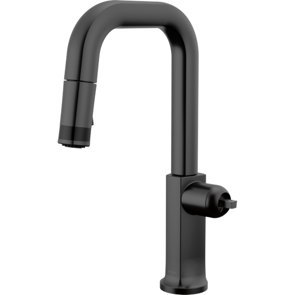 [63907LF-BLLHP] GRIFO DE COCINA BRIZO KINTSU® EXTENSIBLE CAÑO CUADRADO NEGRO MATE