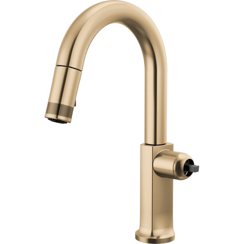 [63906LF-GLLHP-L] GRIFO DE COCINA MONOMANDO BRIZO KINTSU, CAÑO ARCO DORADO