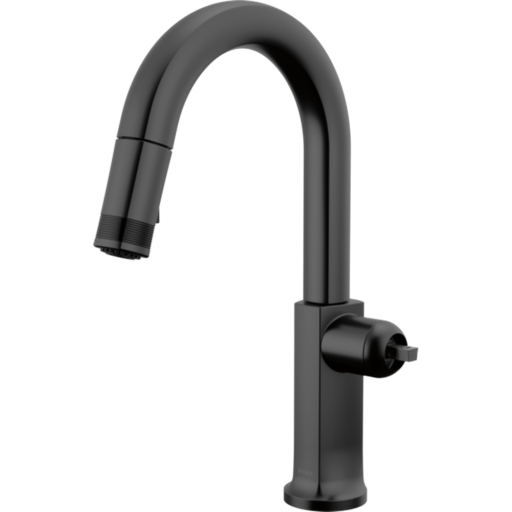 GRIFO DE COCINA BRIZO KINTSU EXTENSIBLE NEGRO MATE