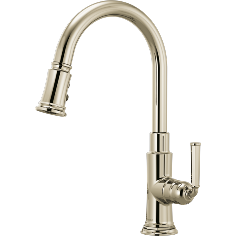 GRIFO DE COCINA BRIZO ROOK MONOMANDO NÍQUEL PULIDO