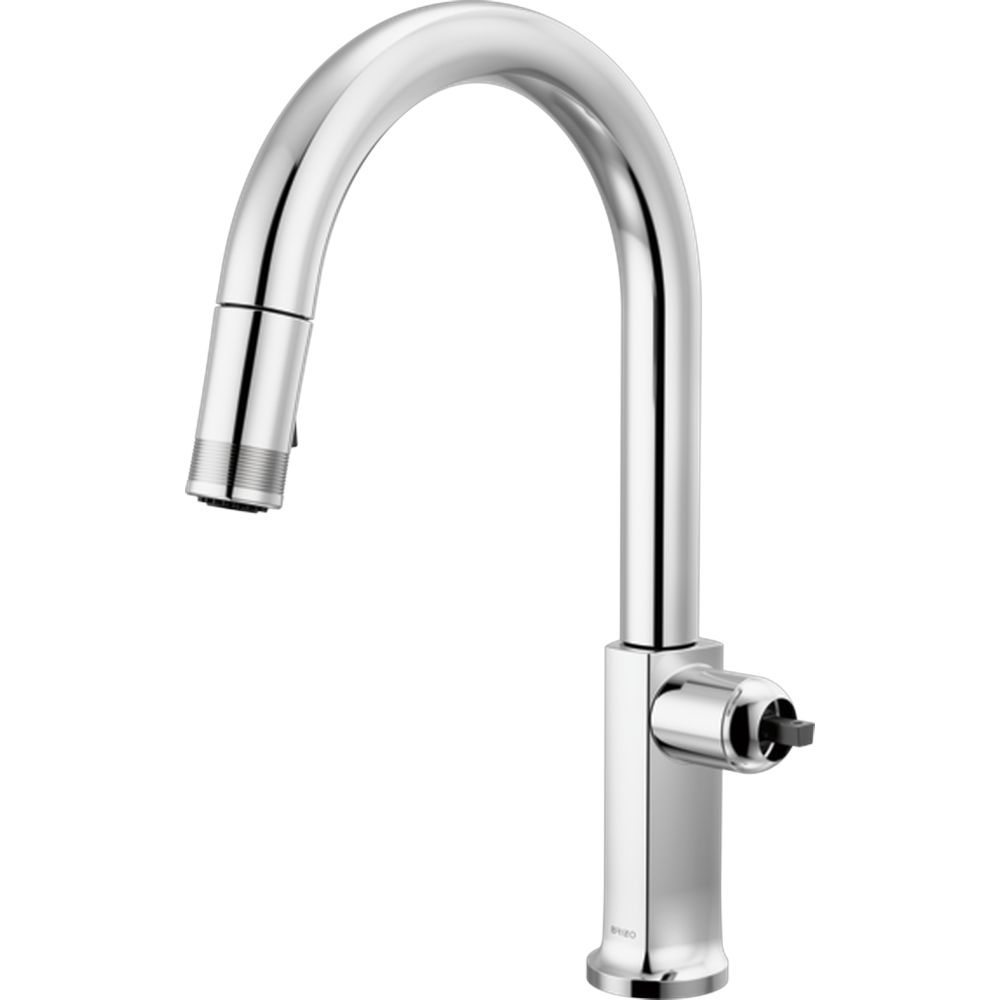 GRIFO DE COCINA EXTRAÍBLE BRIZO KINTSU CROMO | MENOS MANERAL