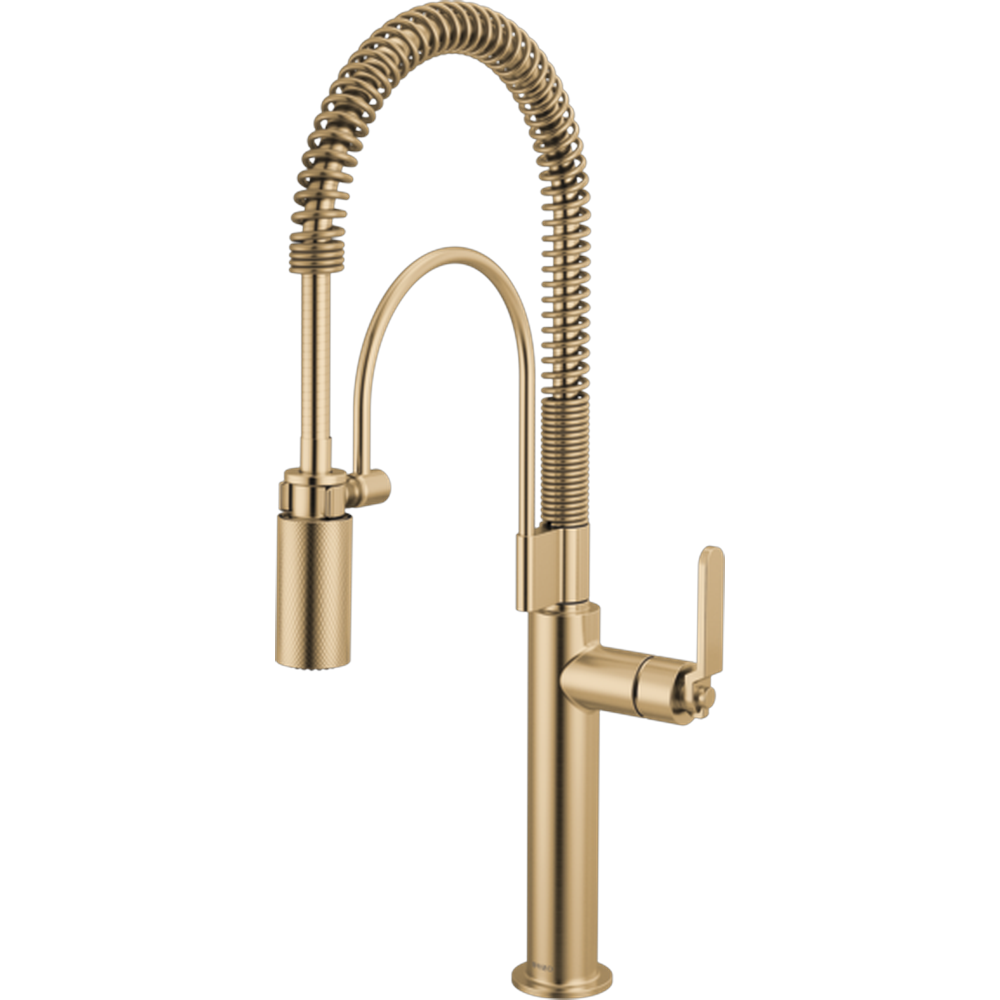 GRIFO MONOMANDO COCINA SEMI-PROFESIONAL CON MANIJA INDUSTRIAL ORO