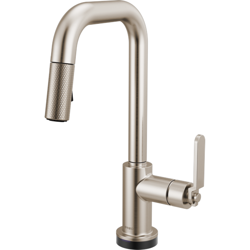 GRIFO DE COCINA BRIZO LITZE SMARTTOUCH CAÑO CUADRADO TIRADOR INDUSTRIAL