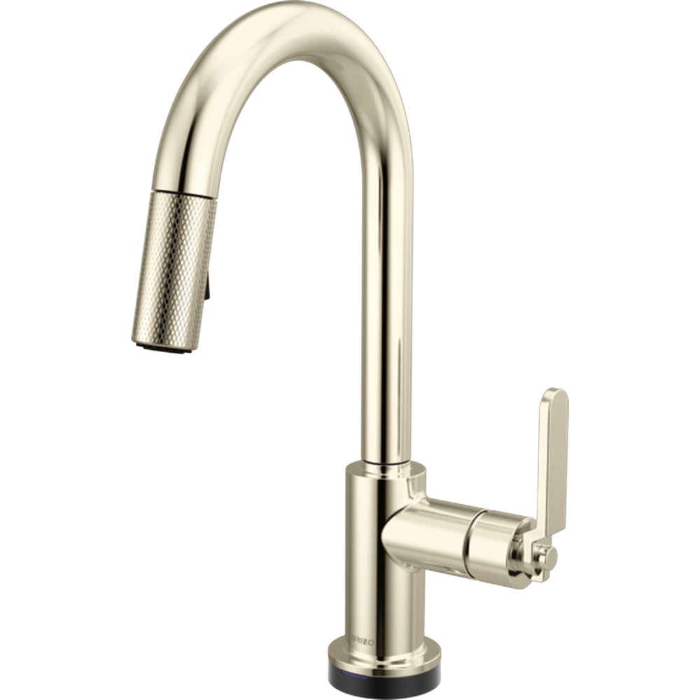 GRIFO DE COCINA BRIZO LITZE INTELIGENTE EXTRAÍBLE ARCO NÍQUEL PULIDO