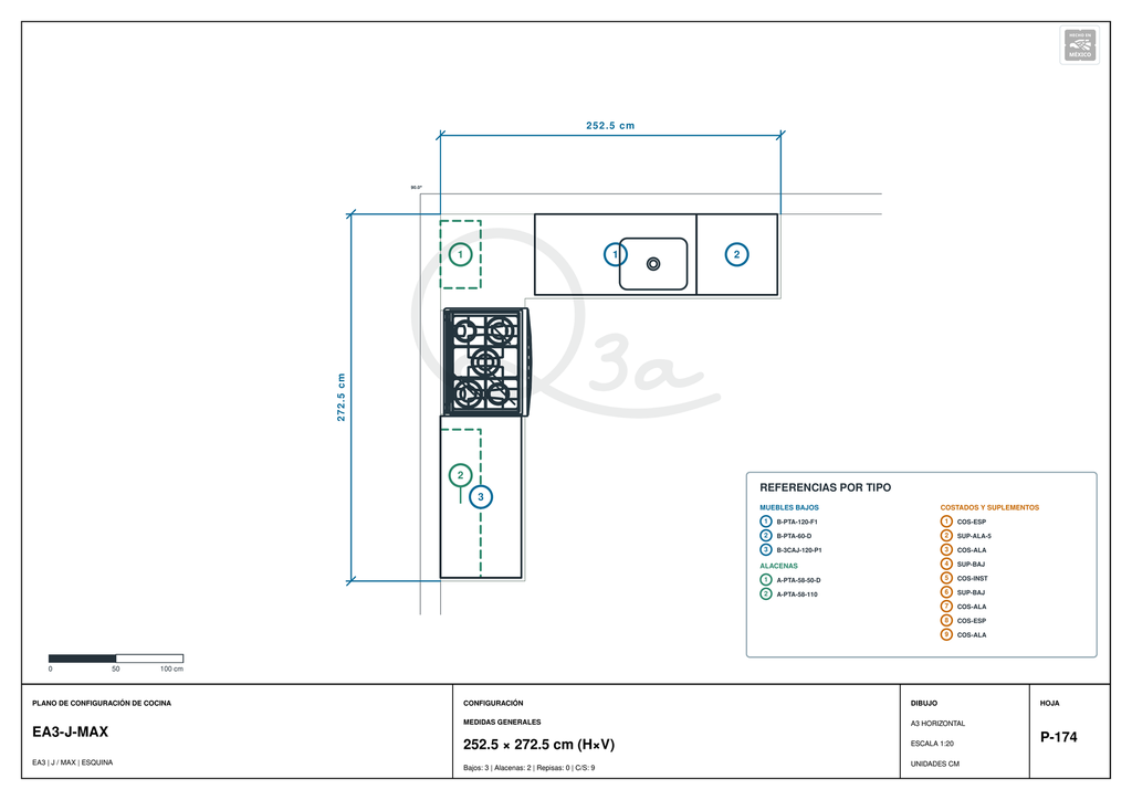 Cocina EA3-MAX