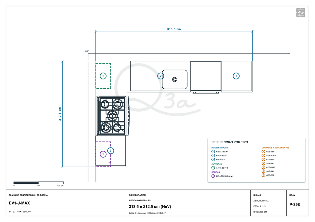 Cocina EV1-MAX