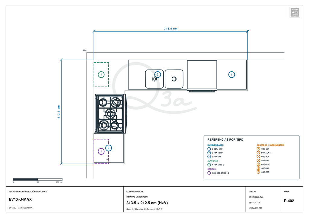 Cocina EV1X-MAX