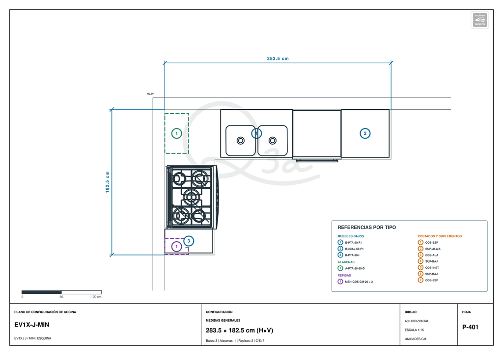 Cocina EV1X-MIN