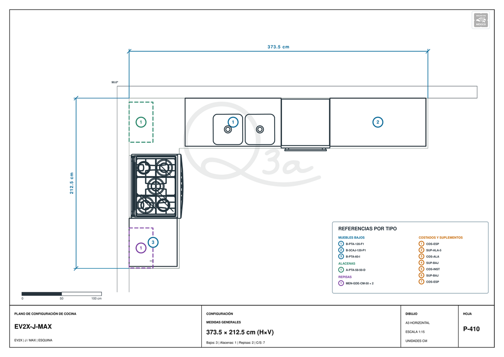 Cocina EV2X-MAX