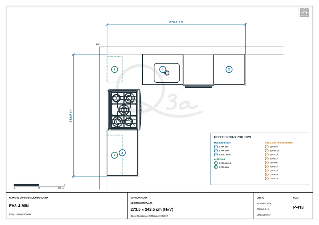 Cocina EV3-MIN