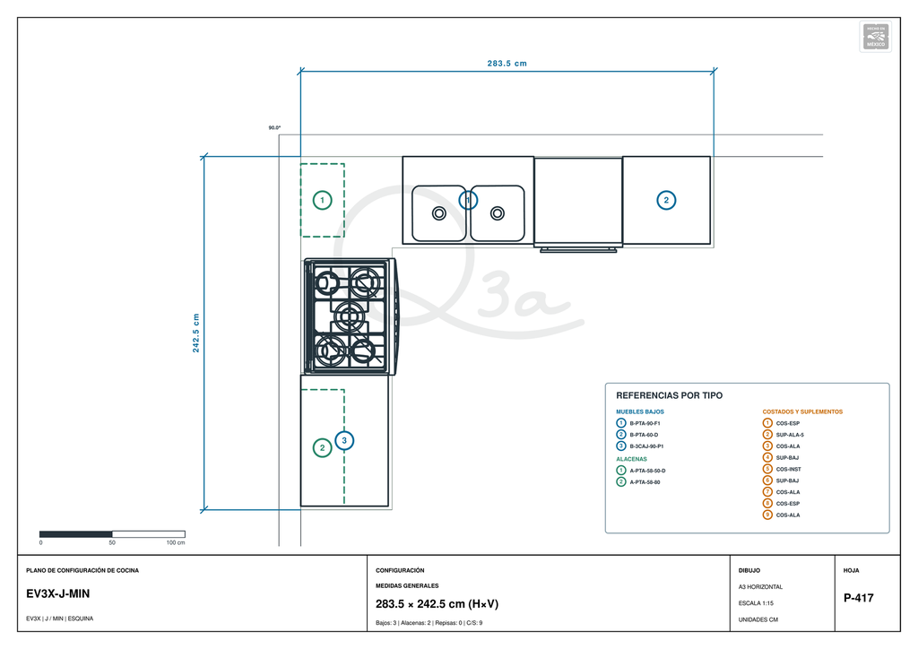 Cocina EV3X-MIN