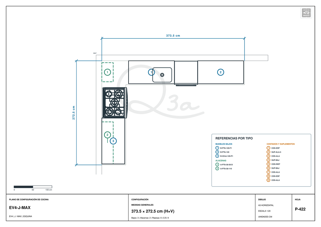 Cocina EV4-MAX