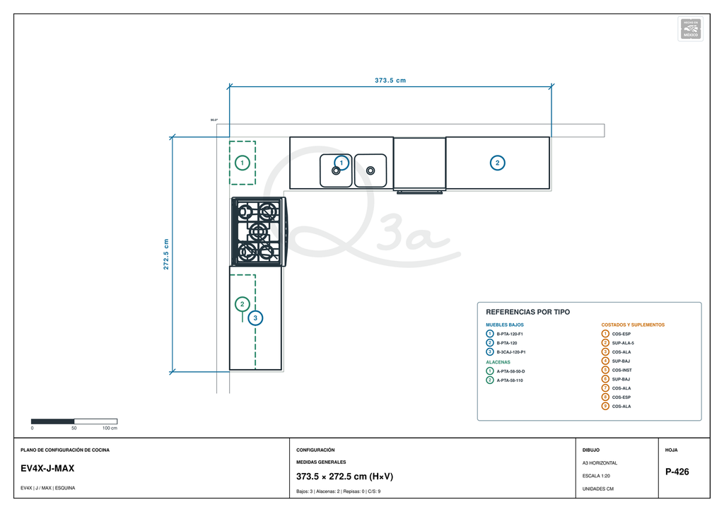 Cocina EV4X-MAX