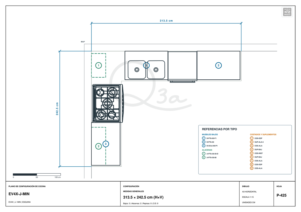 Cocina EV4X-MIN