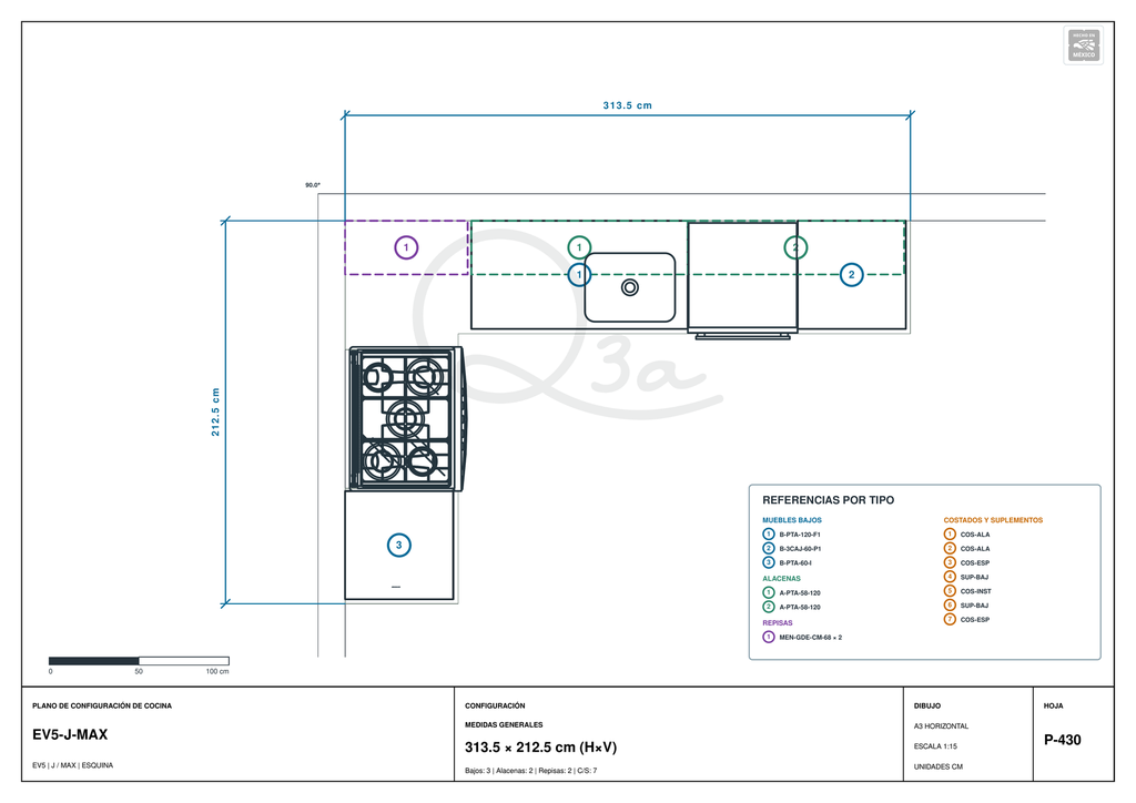 Cocina EV5-MAX