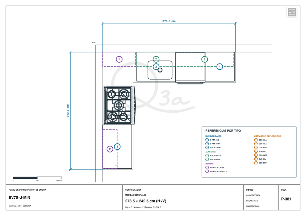 Cocina EV7S-MIN