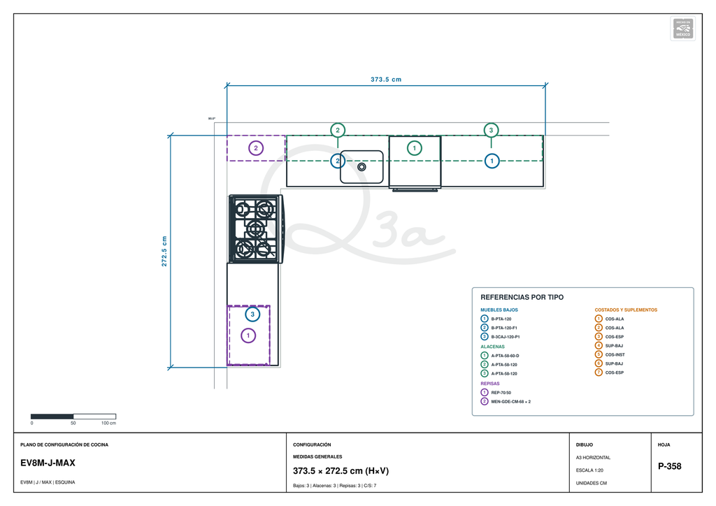 Cocina EV8M-MAX