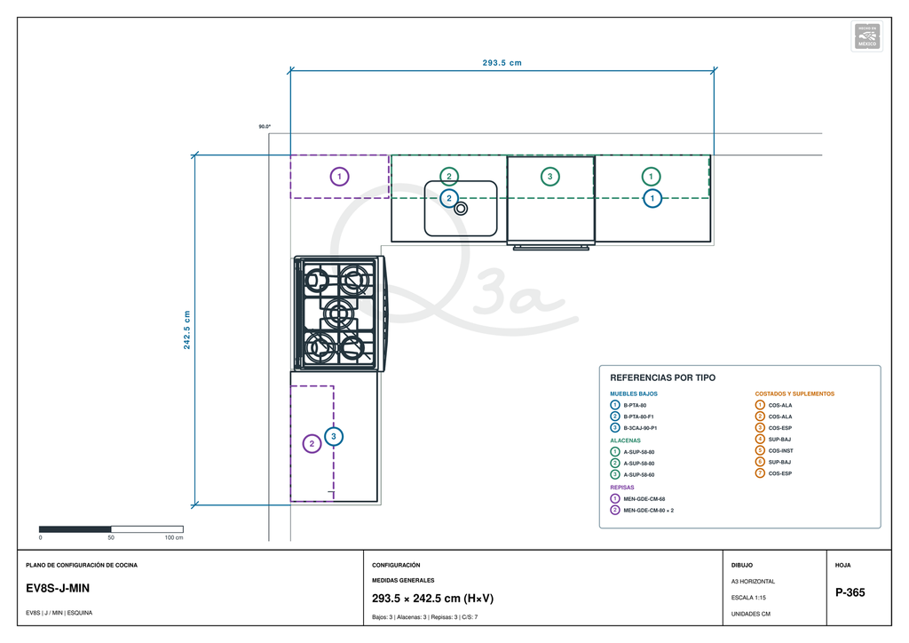 Cocina EV8S-MIN
