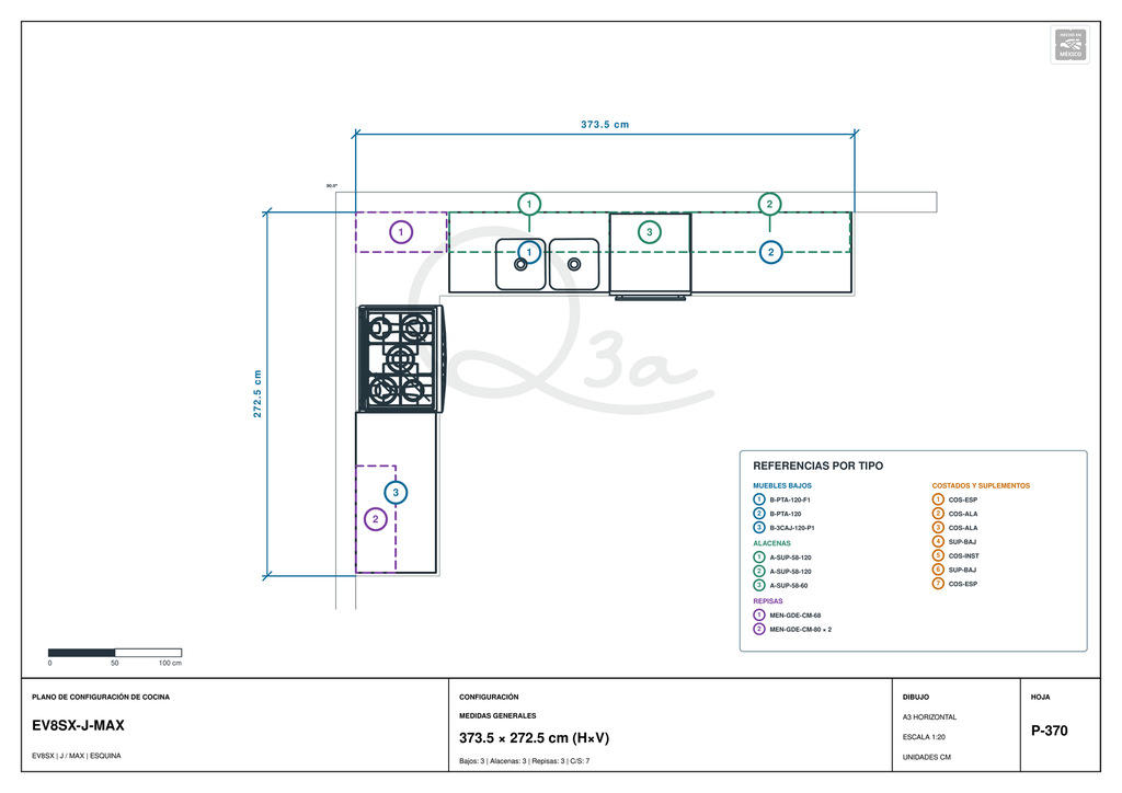 Cocina EV8SX-MAX
