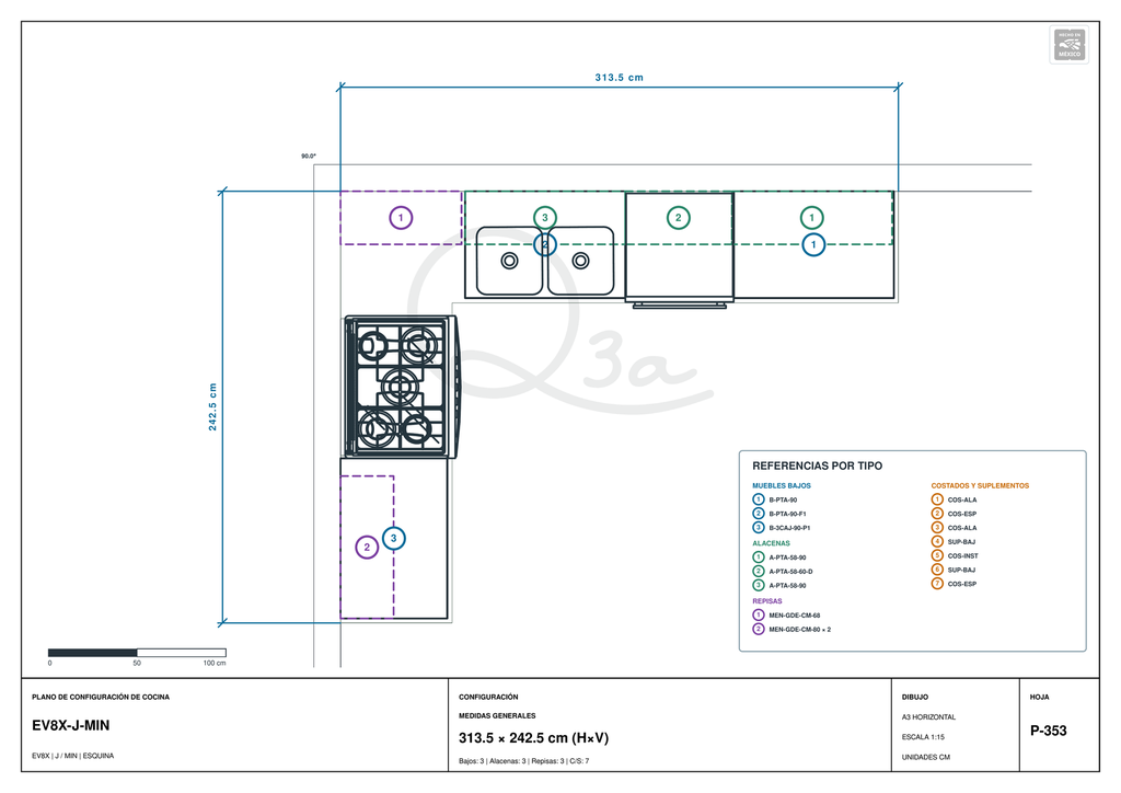 Cocina EV8X-MIN
