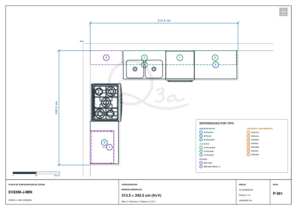 Cocina EV8XM-MIN