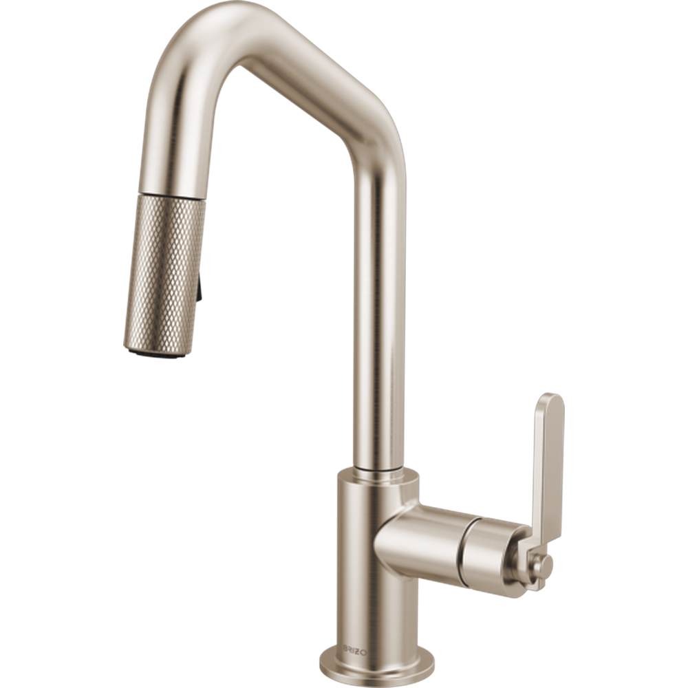 GRIFO DE COCINA BRIZO LITZE® INDUSTRIAL MONOMANDO CAÑO ANGULAR ACERO INOXIDABLE