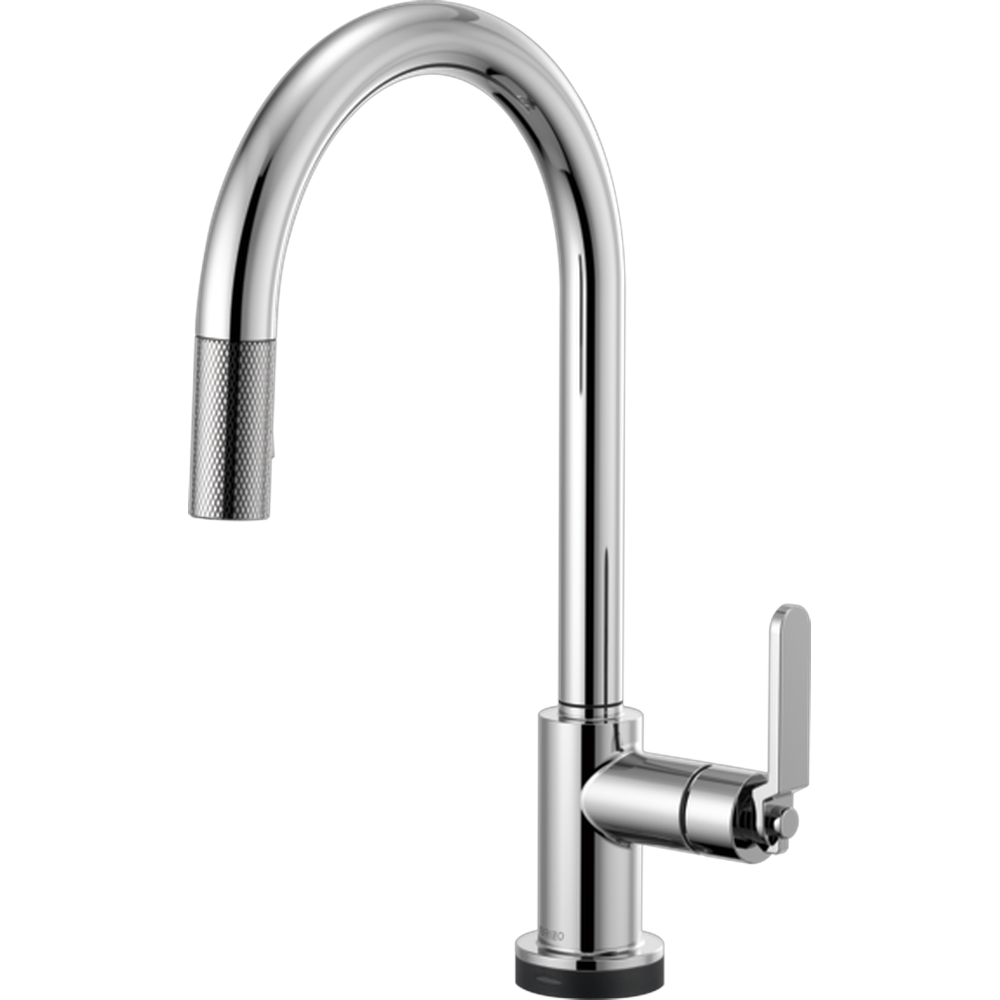 GRIFO DE COCINA BRIZO LITZE INTELIGENTE DE MONOMANDO CON CUELLO DE CISNE Y ACABADO CROMADO