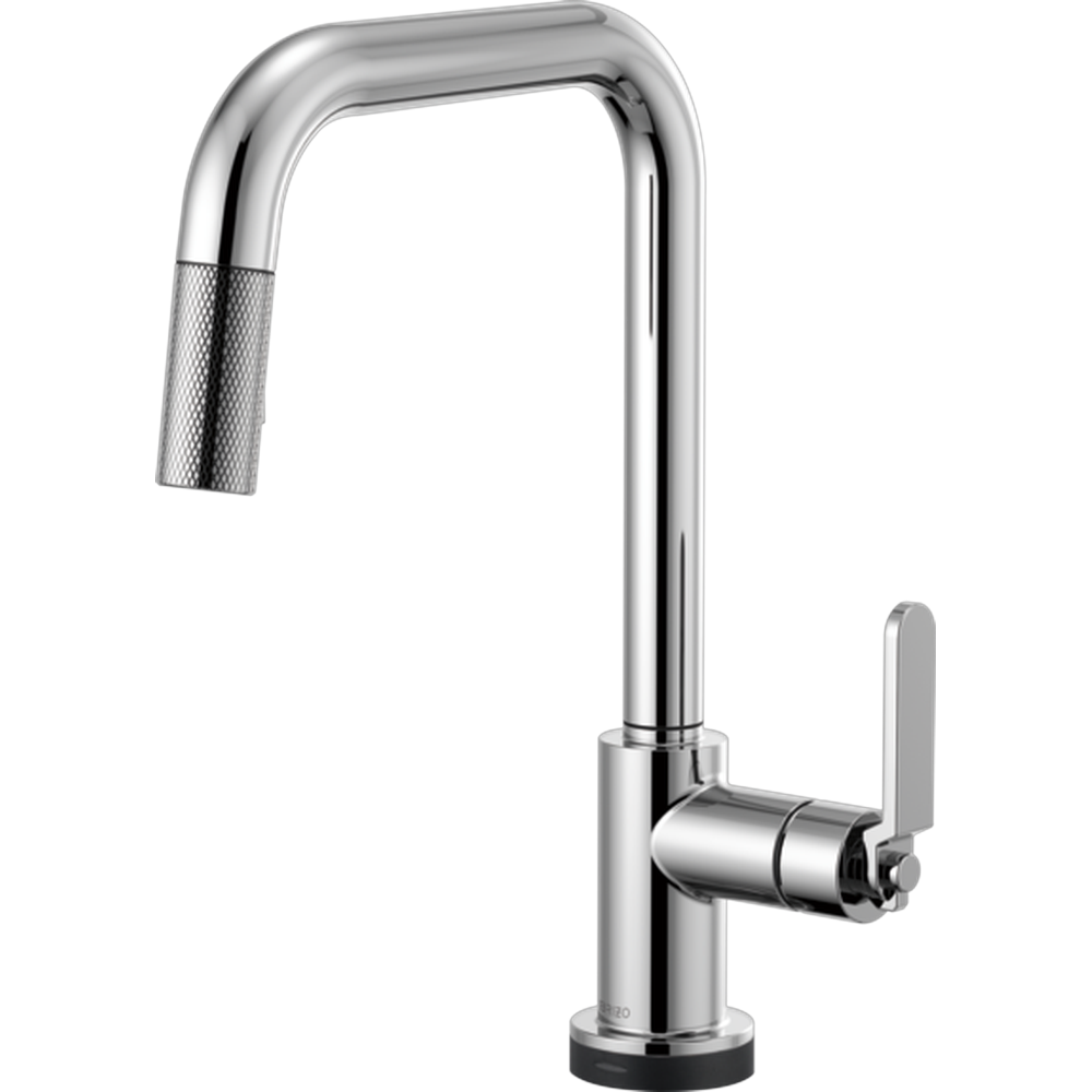 GRIFO COCINA EXTRAÍBLE BRIZO LITZE SMARTTOUCH CAÑO CUADRADO MANGO INDUSTRIAL CROMO