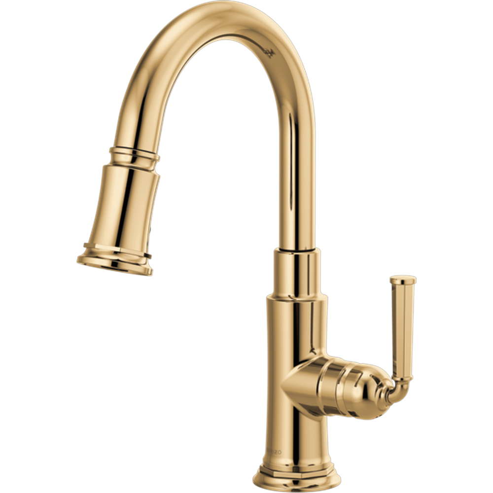 GRIFO DE COCINA BRIZO ROOK DORADO PULL-DOWN 1 MANIJA
