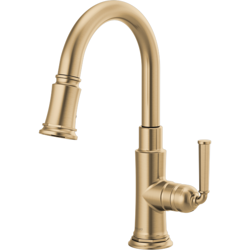 GRIFO DE COCINA PULL-DOWN BRIZO ROOK DORADO MONOMANDO