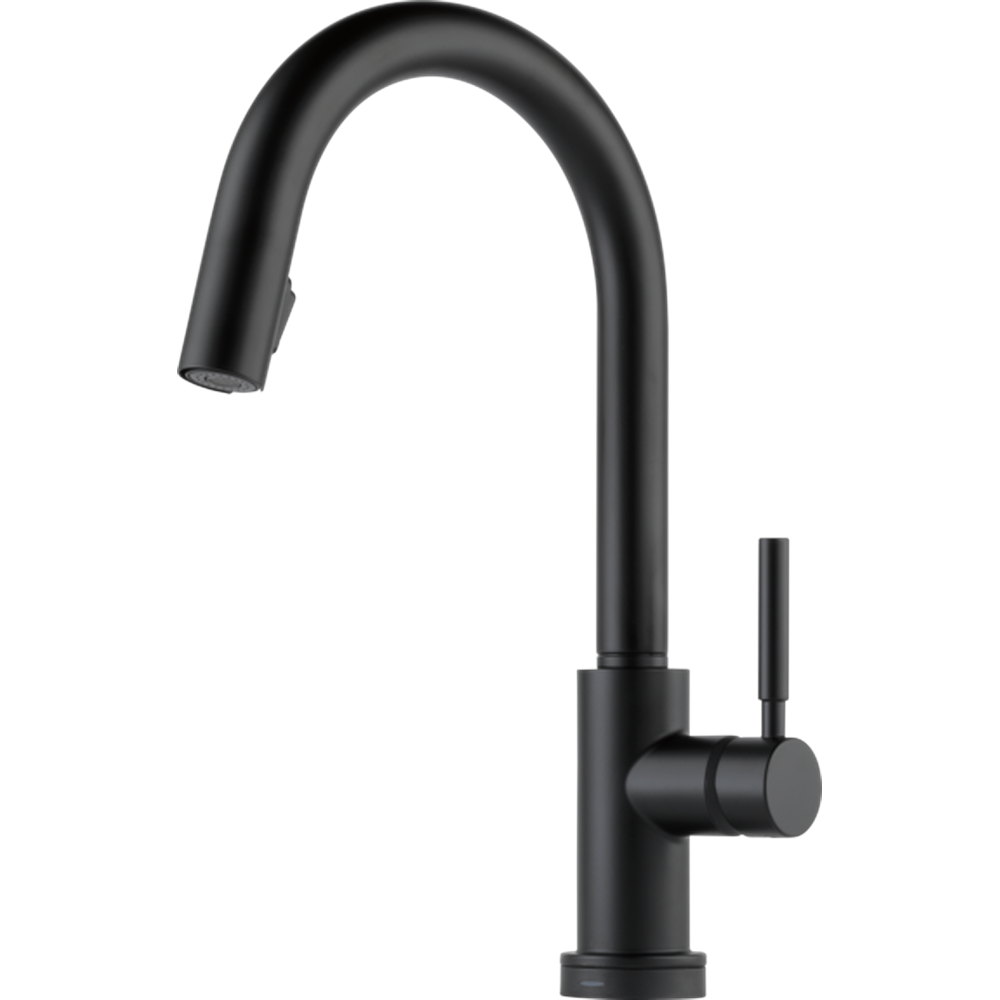 GRIFO COCINA MONOMANDO EXTRAÍBLE NEGRO SMARTTOUCH BRIZO