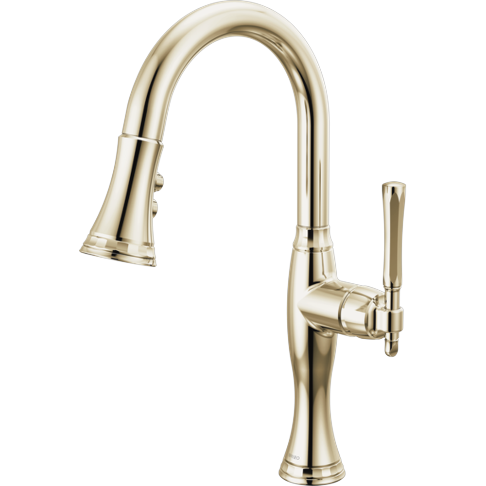 GRIFO MONOMANDO NÍQUEL PULIDO COCINA BRIZO TULHAM PULL-DOWN